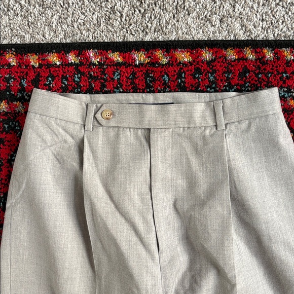 Vintage Ralph Lauren Grey Wool Trousers - Picture 2 of 8